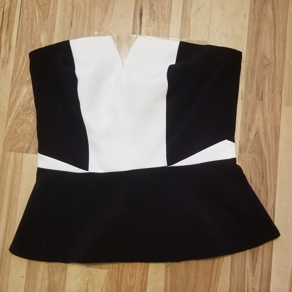 Black and white top